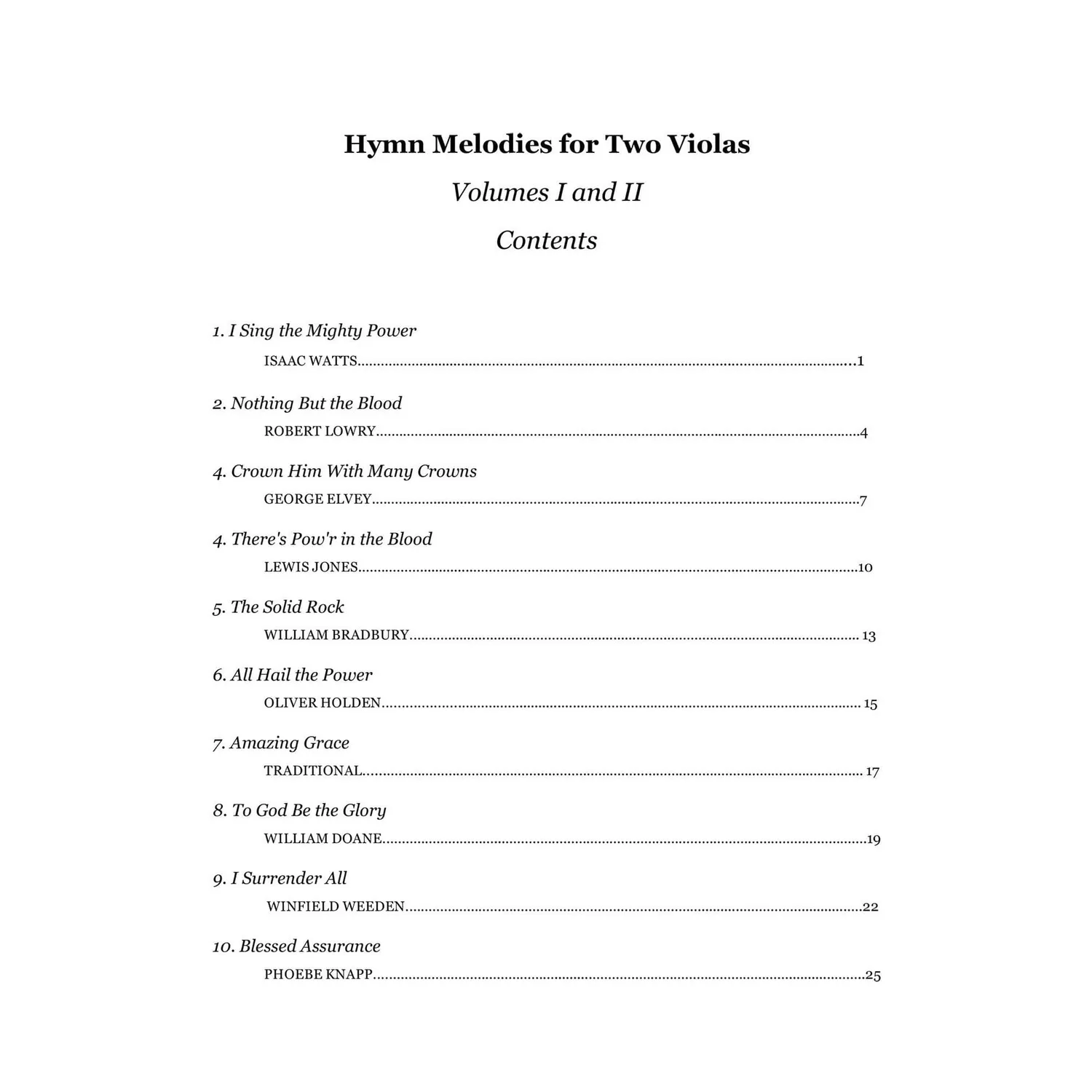 Yasuda Hymn Melodies 2 Bratschen Noten Download Band 1 leicht
