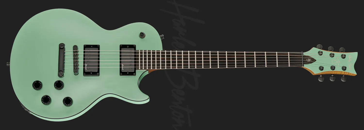 Harley Benton Agufish STD Signature E-Gitarre Seafoam Green Satin