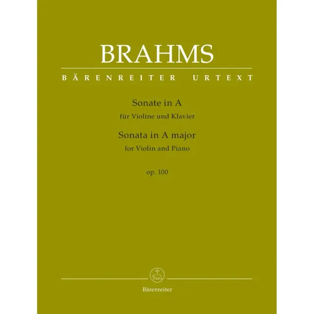 Bärenreiter Brahms Sonate A-Dur op. 100 Noten Violine Urtext