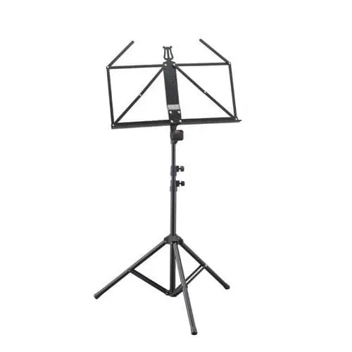 Shar Music Aluminum Light Notenständer Schwarz mit Tasche