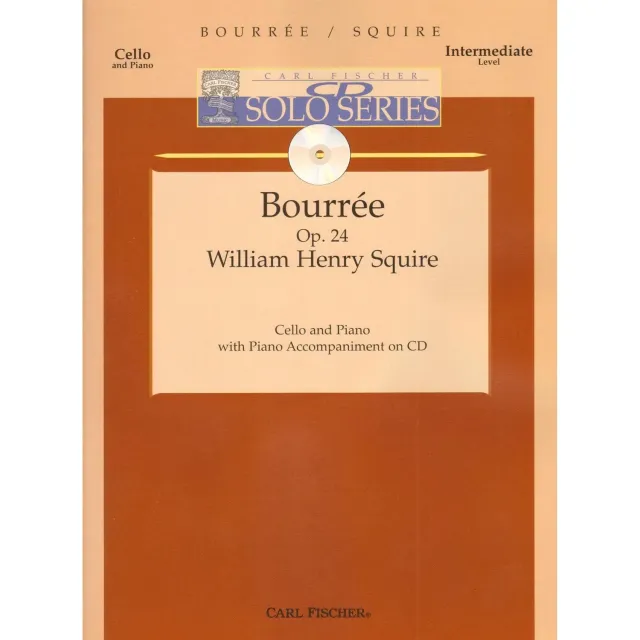 Carl Fischer Squire Bourée Op 24 Cello Noten Klavier