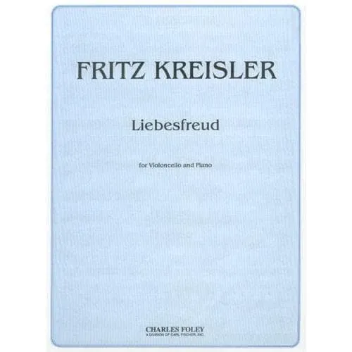 Carl Fischer Kreisler Liebesfreud Cello Klaviernoten