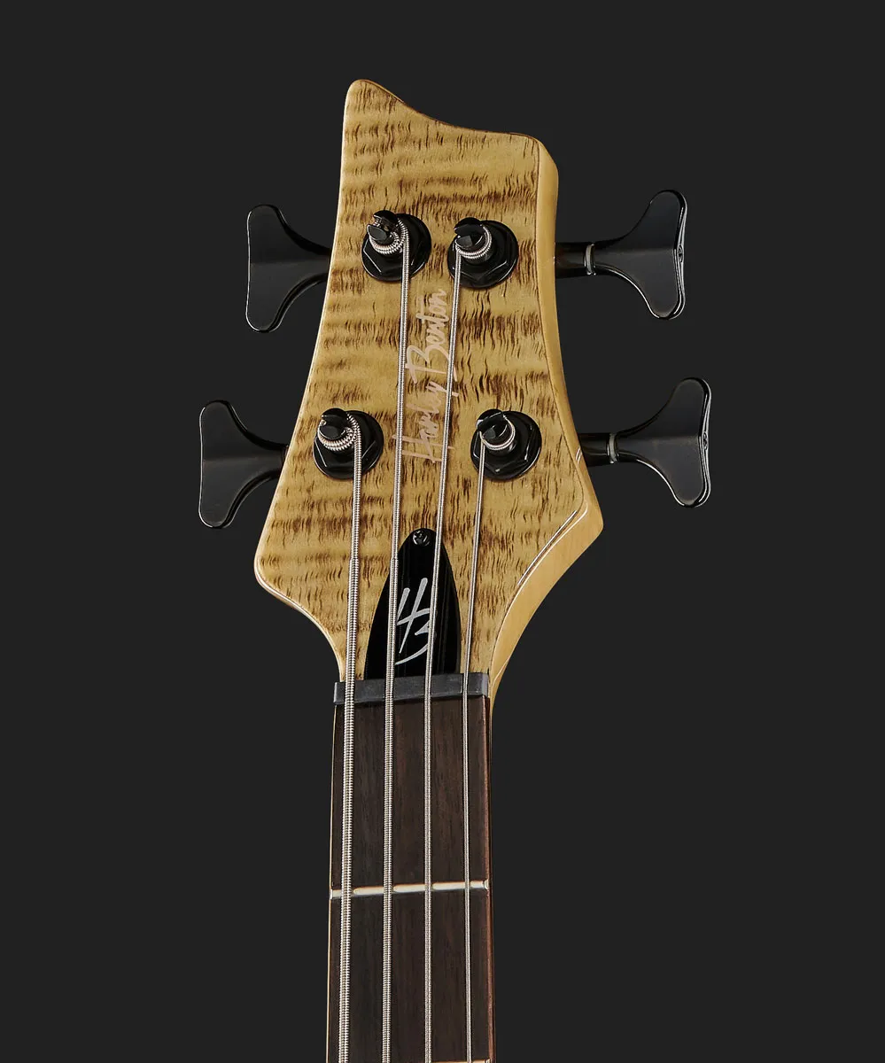 Harley Benton BZ-4000 II NT E-Bass 4-saitig Natur Aktiv