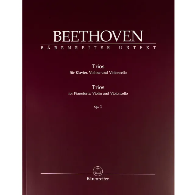 Beethoven Klaviertrios op. 1 Noten Klavier Violine Violoncello Urtext