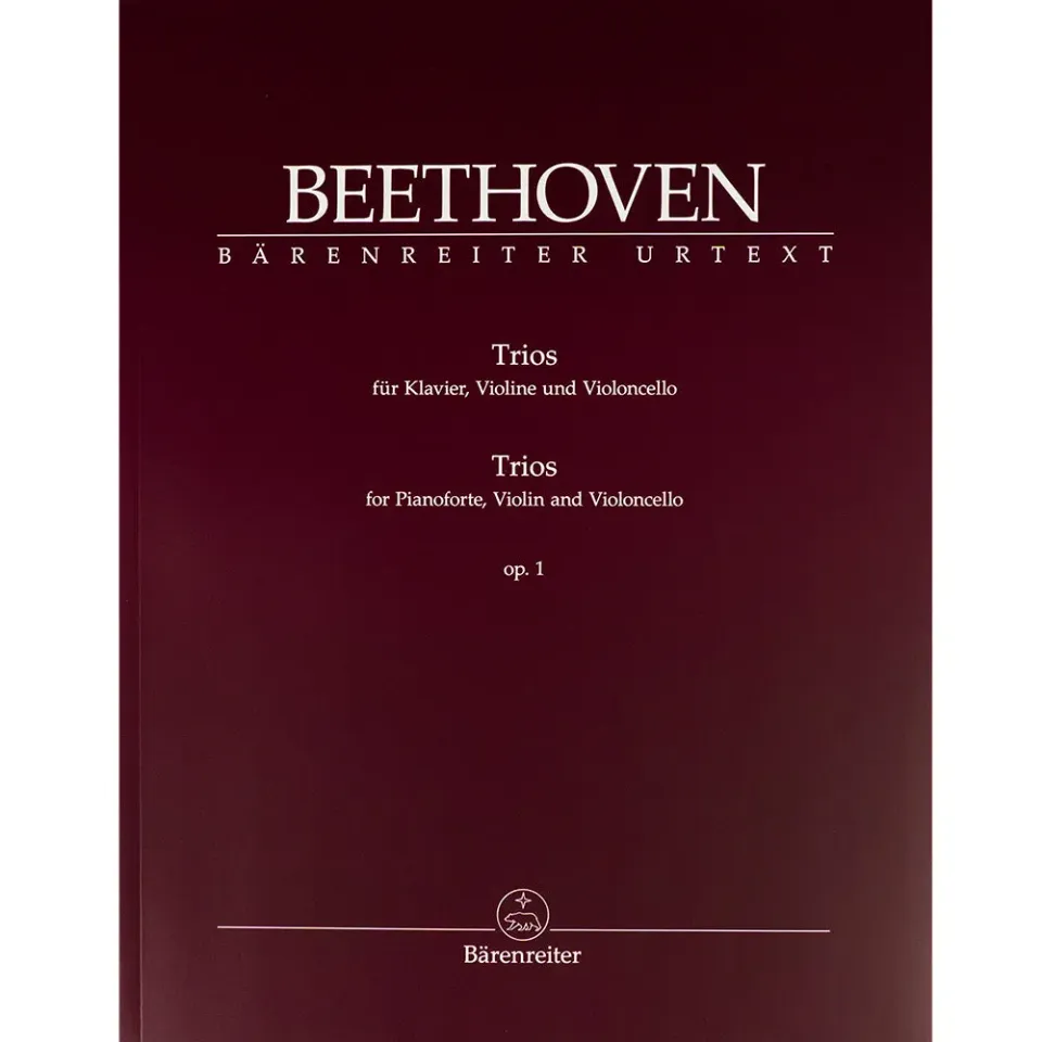 Beethoven Klaviertrios op. 1 Noten Klavier Violine Violoncello Urtext