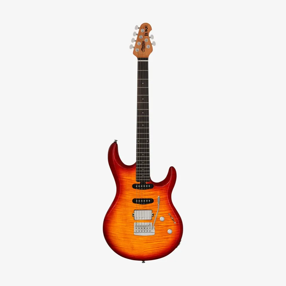 Sterling Luke HSS E-Gitarre Heritage Cherry Burst HSS