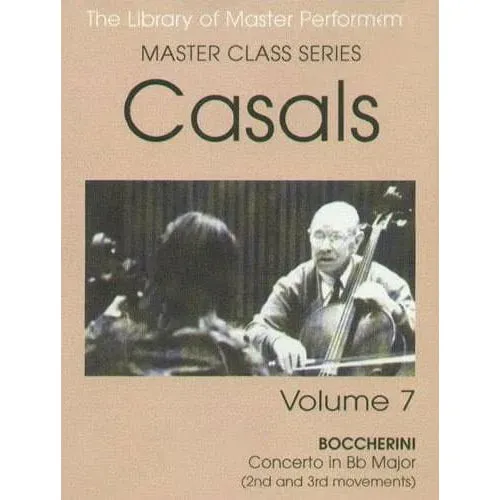 Shar Music Pablo Casals Master Class Vol. 7 DVD Cellounterricht