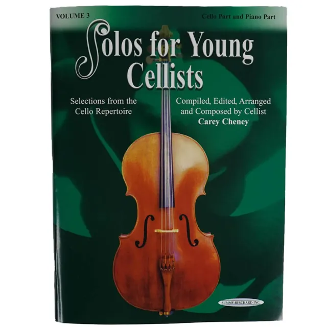 Shar Music Solos for Young Cellists Vol. 3 Cellonoten Cello Klavier