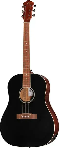 Harley Benton Bluegrass HBJ-45E Westerngitarre schwarz Tonabnehmer