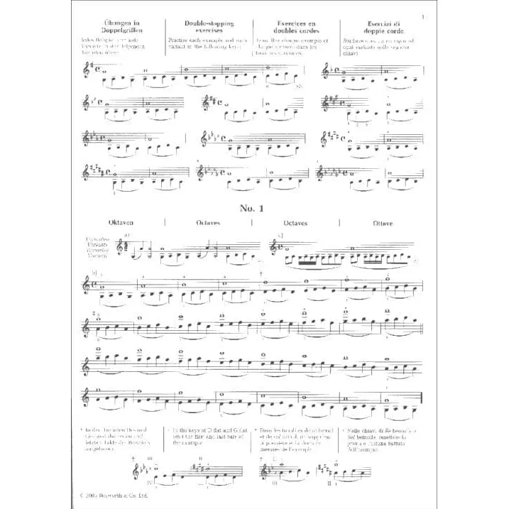 Shar Music Sevcik Preparatory Exercises in Double Stopping Noten Violine