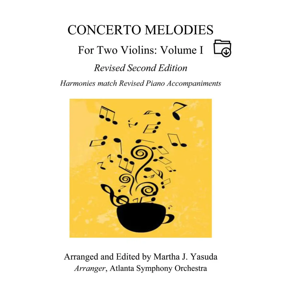 Yasuda Concerto Melodies Vol. I 2 Violinen Download 2. Auflage