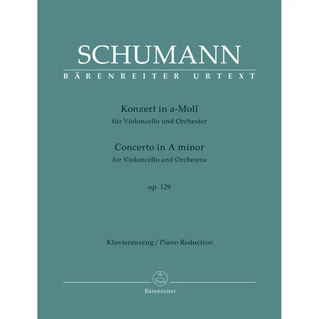 Bärenreiter Schumann Op 129 Cellonoten für Cello Klavier