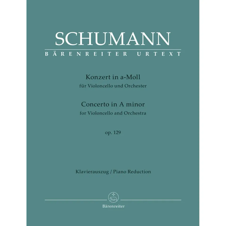 Bärenreiter Schumann Op 129 Cellonoten für Cello Klavier