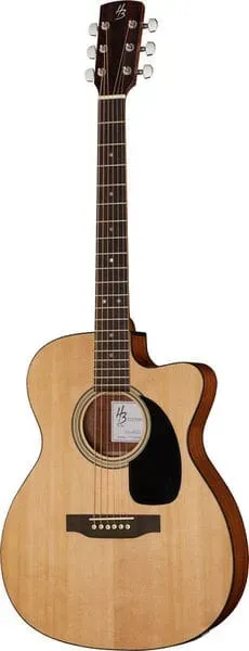 Harley Benton Custom Line CLA-16SCE Westerngitarre Natur