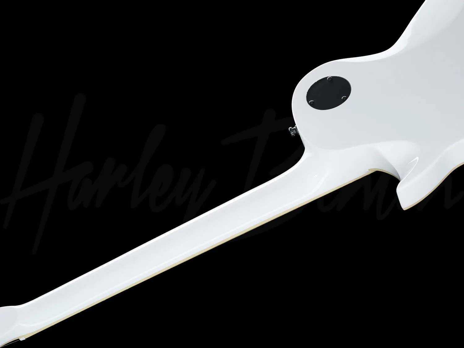 Harley Benton Vintage SC-Custom III Active E-Gitarre Weiß