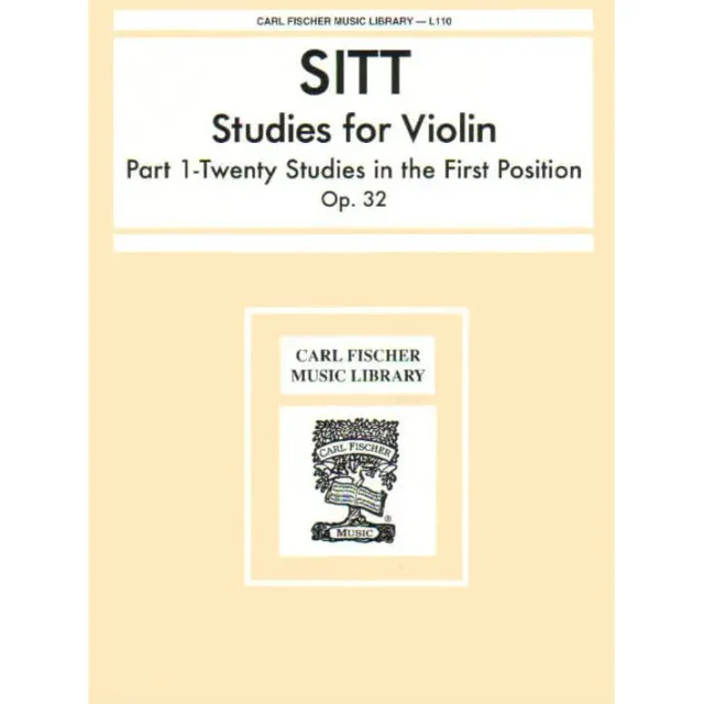 Sitt 100 Etüden Op 32 Heft 1 Noten Violine