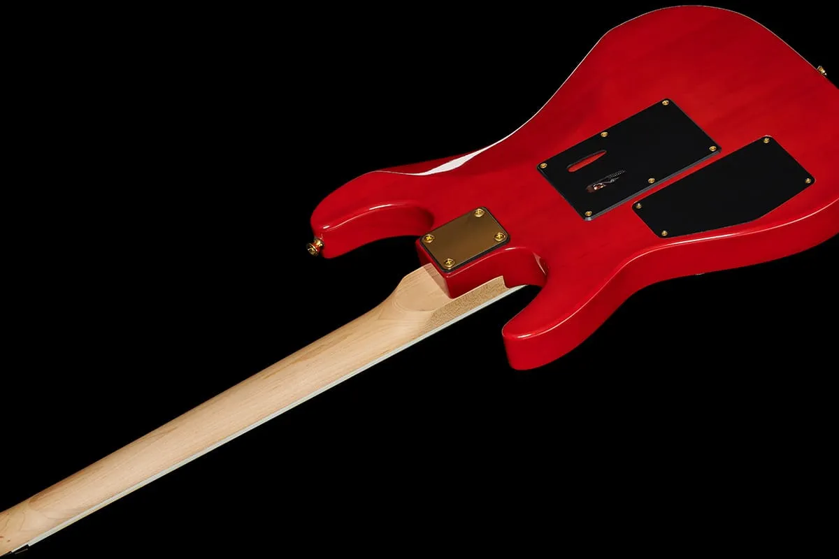 Harley Benton Rock S-620 TR E-Gitarre Floyd Rose Rot