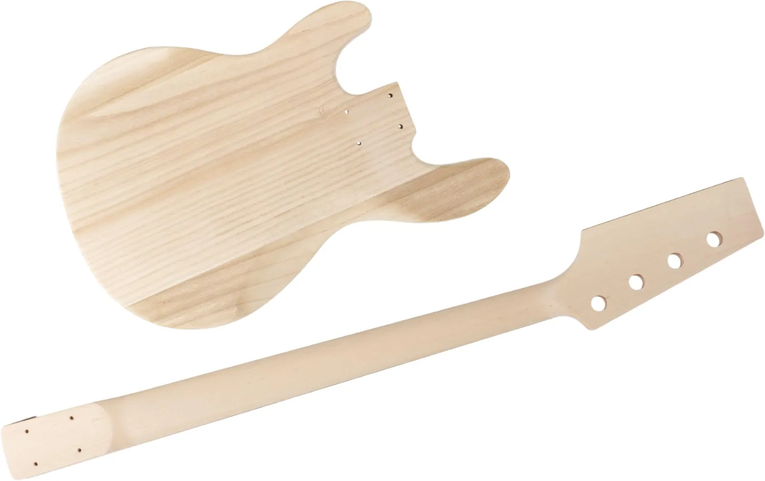 Rocktile MM-Style E-Bass Bausatz Paulownia natur