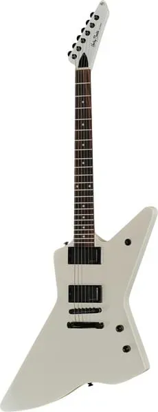 Harley Benton EX-84 Modern E-Gitarre Weiß aktiv