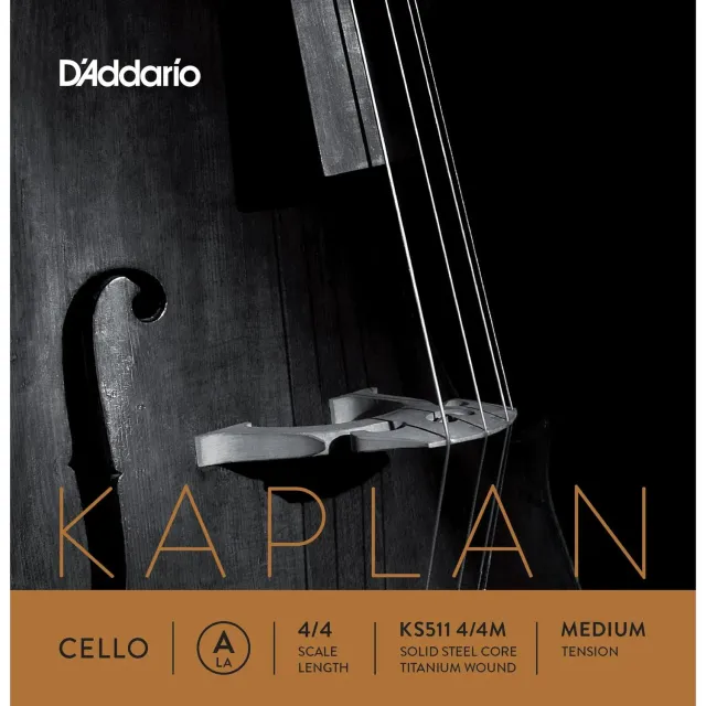 Kaplan Cello A-Saite 4/4 mittlere Stärke Titan