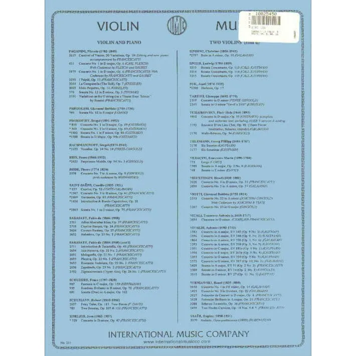 International Music Company Corelli La Folia Violinnoten
