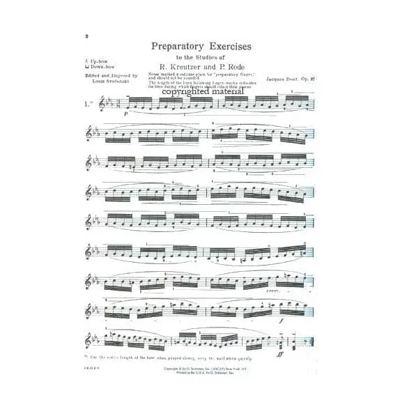 Dont 24 Etüden Op.37 Violine Noten Schirmer für Fortgeschrittene