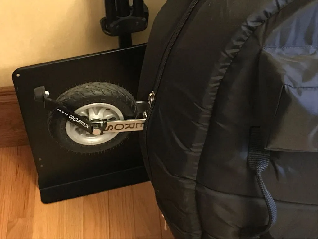 Xeros Bass Wheel Bremse Kontrabass-Rolle 1/2 Zoll Stahl