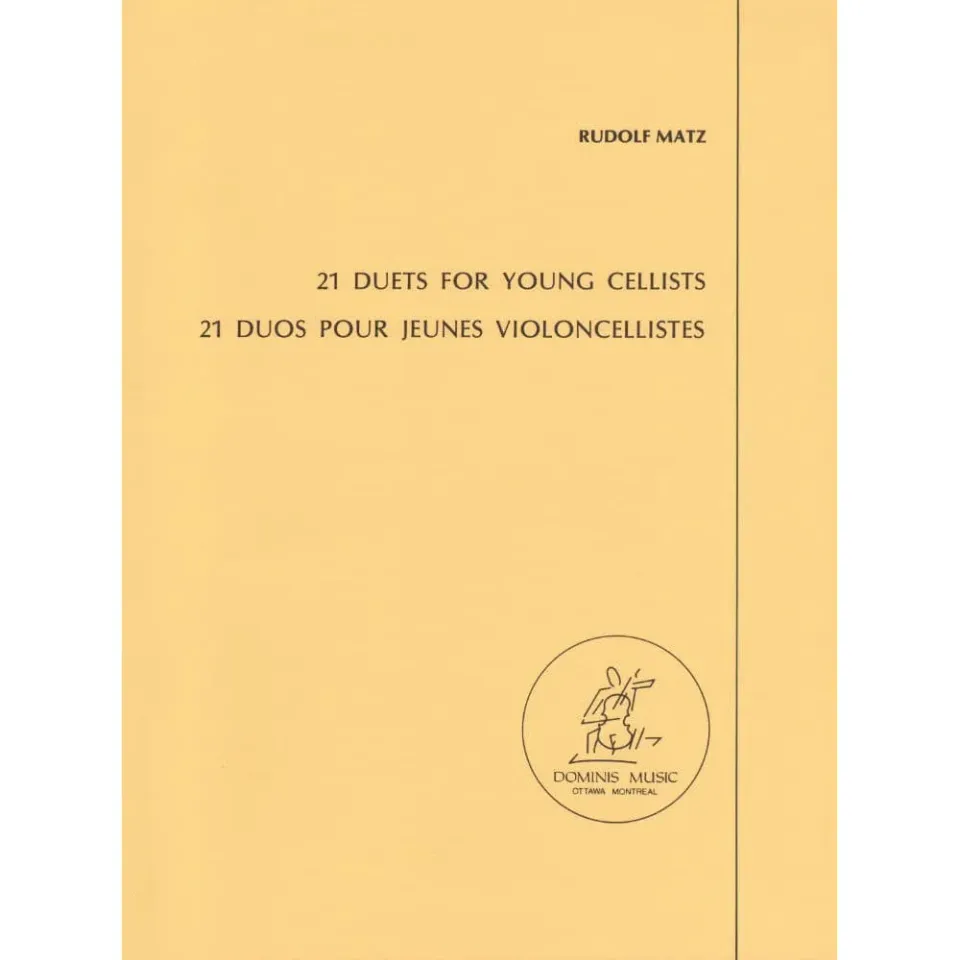 Rudolf Matz 21 Duette Cello-Noten 2 Celli