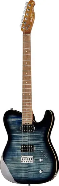 Harley Benton Fusion-T HH HT E-Gitarre Flame Blue Burst