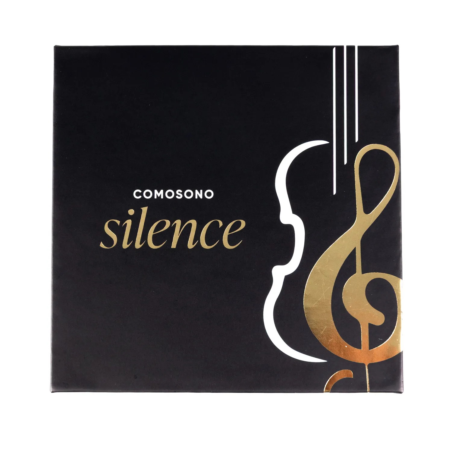Comosono Silence Übungsdämpfer Violine Viola Gold stark dämpfend