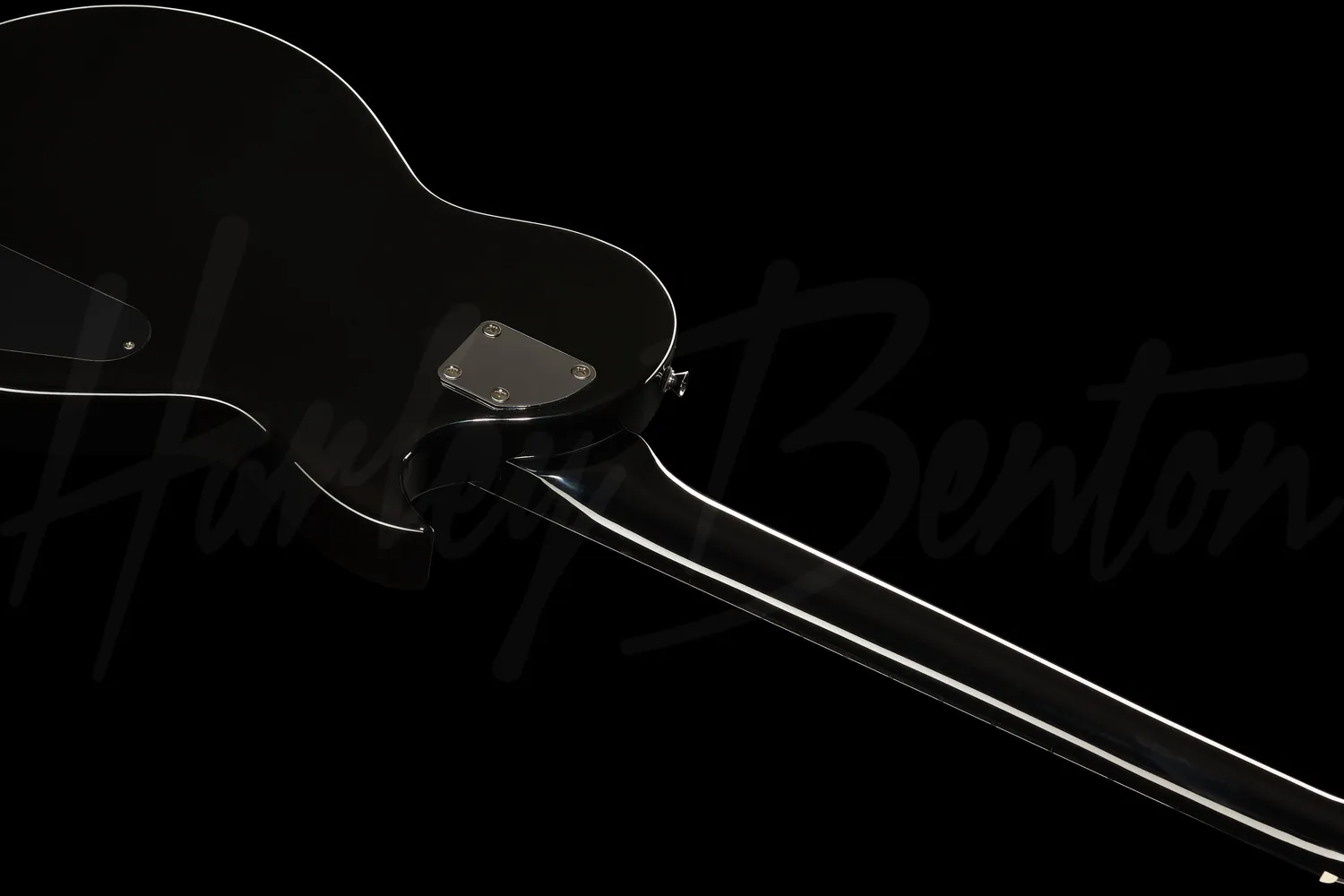 Harley Benton SC-200LH E-Gitarre Linkshänder Schwarz 628mm