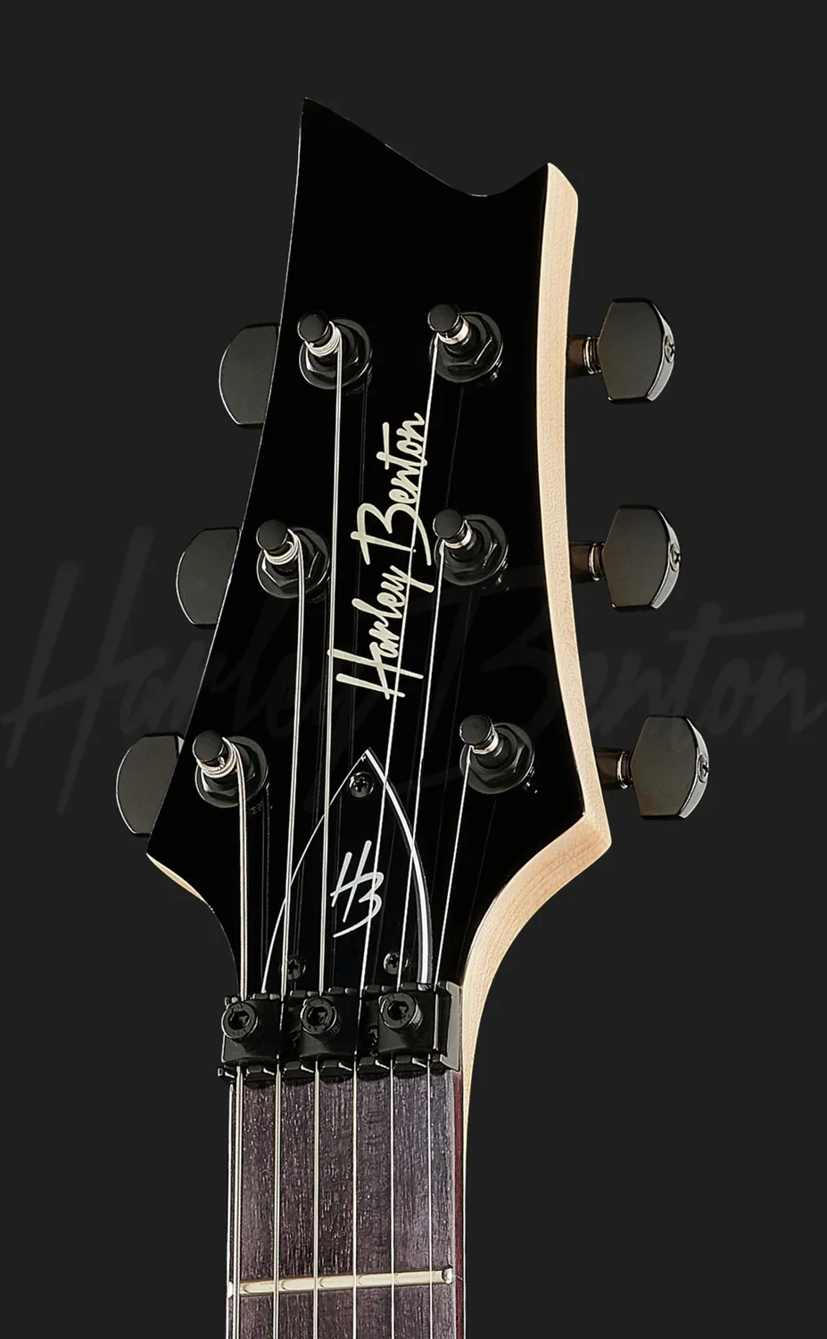 Harley Benton Rock R-456FR BK E-Gitarre Schwarz Floyd Rose