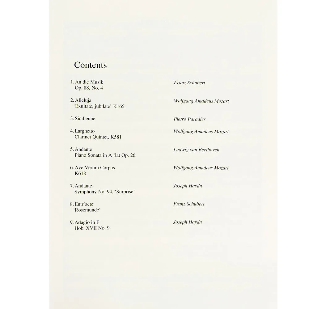 Schott Kember An die Music Quartett Noten Stimmen
