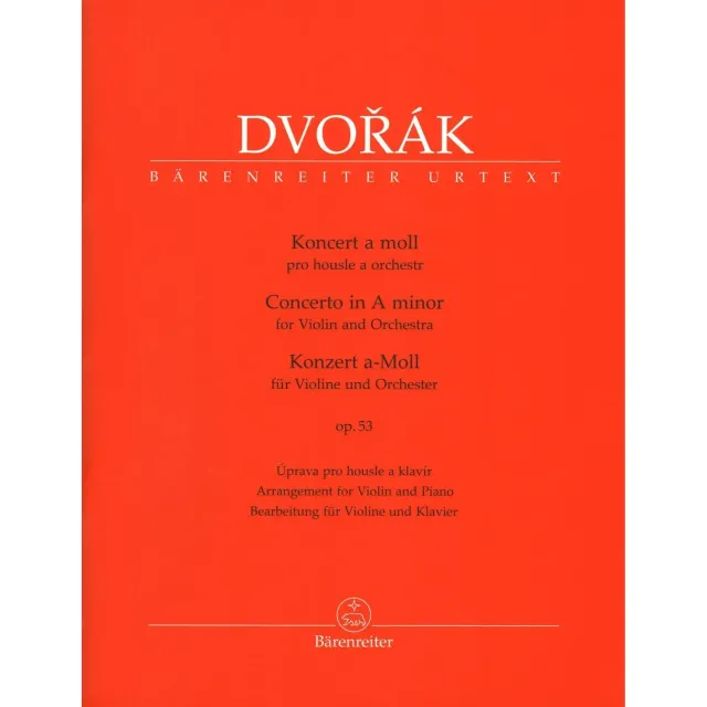 Bärenreiter Dvorak Konzert op. 53 Violine Noten Urtext