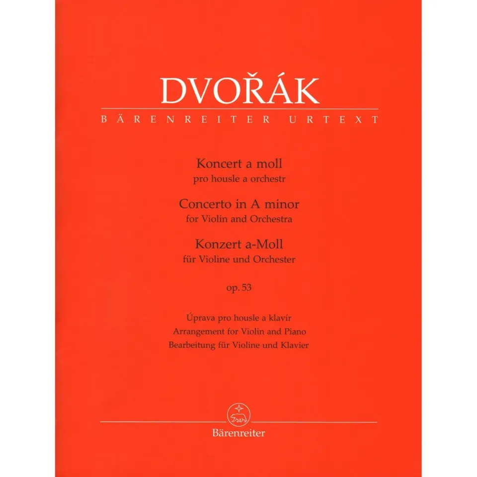Bärenreiter Dvorak Konzert op. 53 Violine Noten Urtext