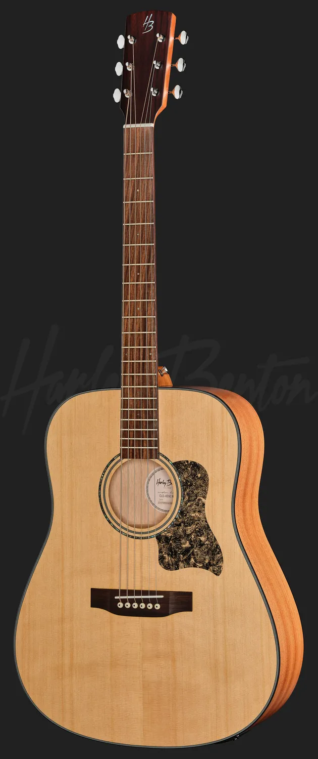 Harley Benton CLD-65SE NT Westerngitarre Natur Elektro