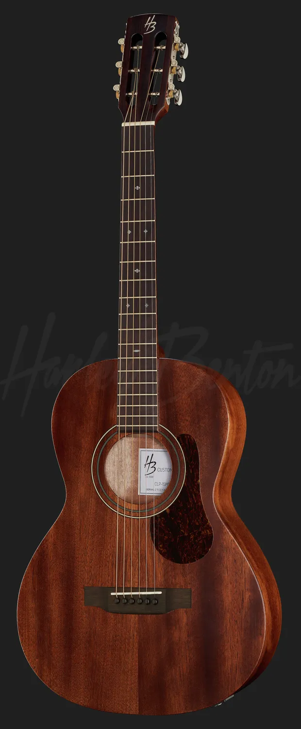 Harley Benton Custom CLP-15ME Parlour-Gitarre Mahagoni Elektro