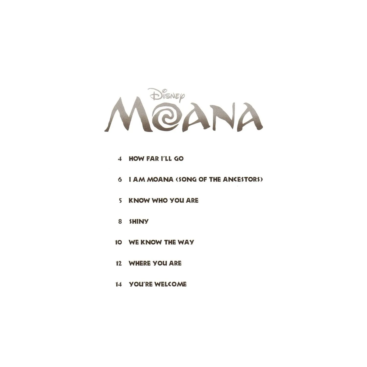 Hal Leonard Disney Moana Play-Along Violinenoten mit Audio