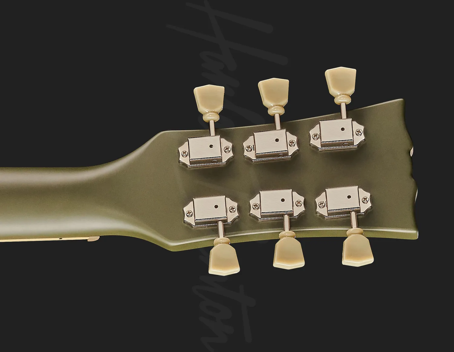Harley Benton HB-35Plus Tremolo E-Gitarre Olive Drab