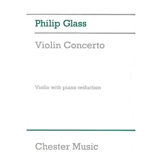 Shar Glass Violinkonzert 1987 Noten Violine Klavier minimal