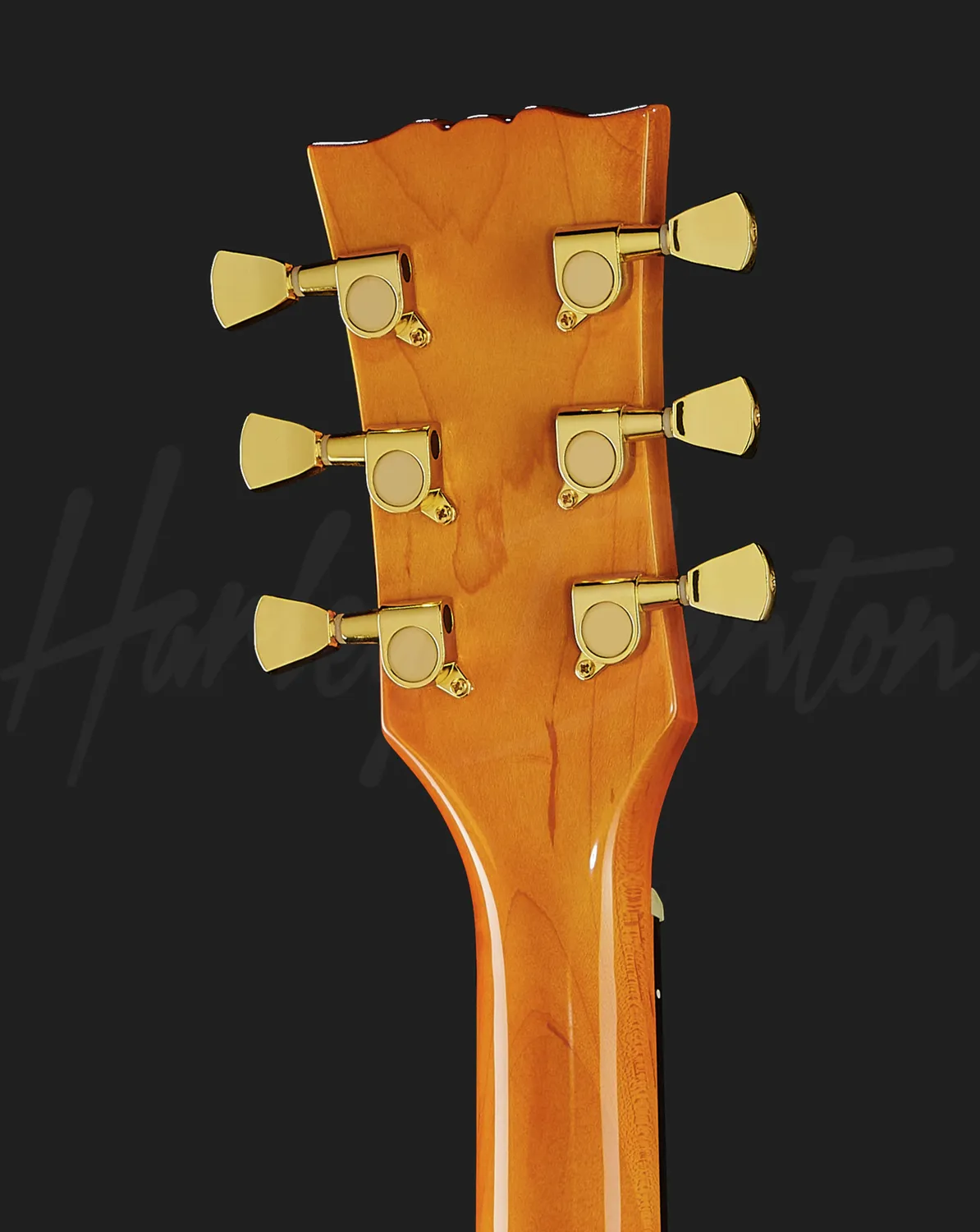 Harley Benton Deluxe HB-35Plus E-Gitarre Metallic Blue halbakustisch