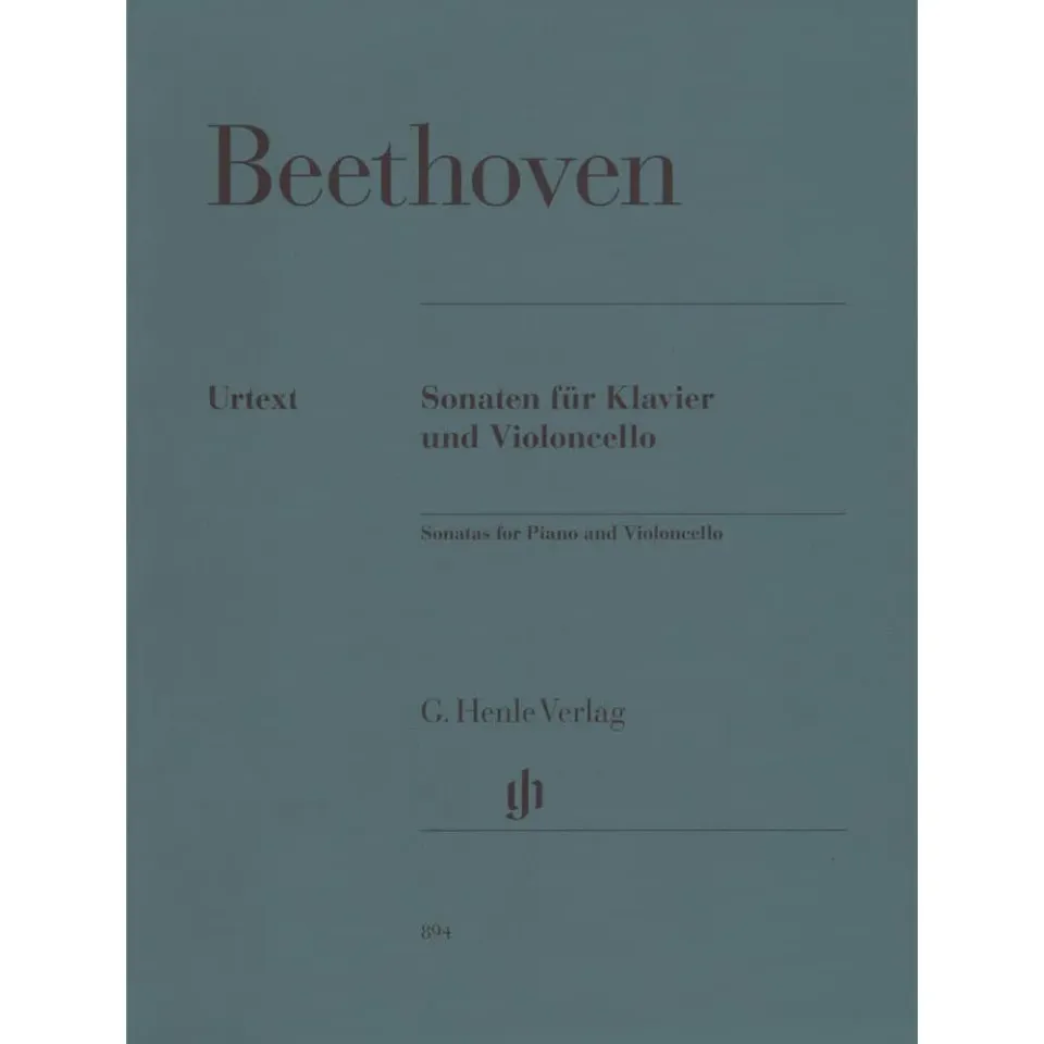 Beethoven Cellosonaten Henle Noten Cello Klavier Urtext komplett