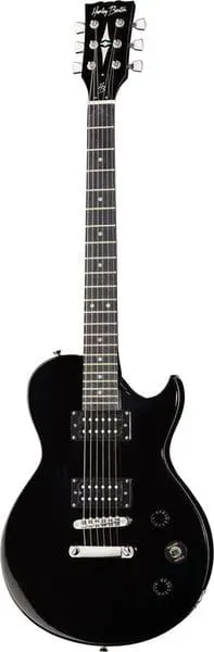 Harley Benton Vintage SC-200 SBK E-Gitarre Schwarz