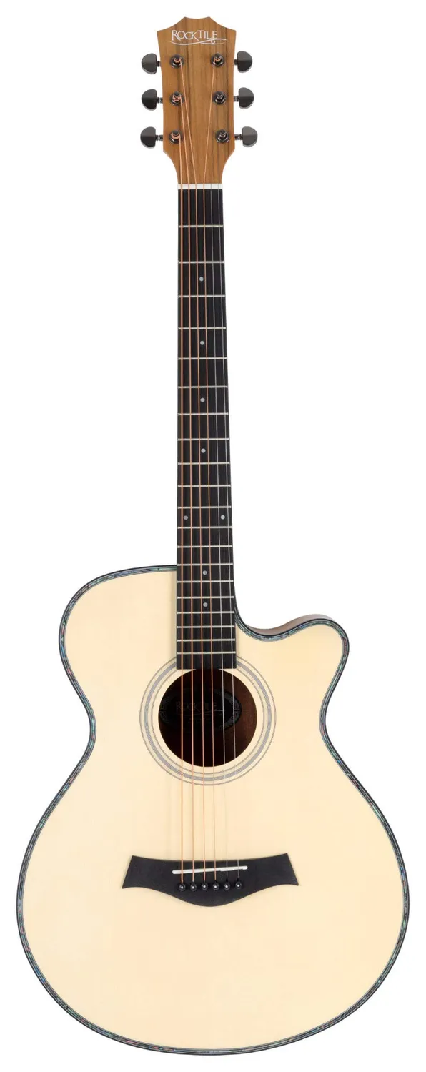 Rocktile WSC-100C NT Westerngitarre Starter Set natur Concert