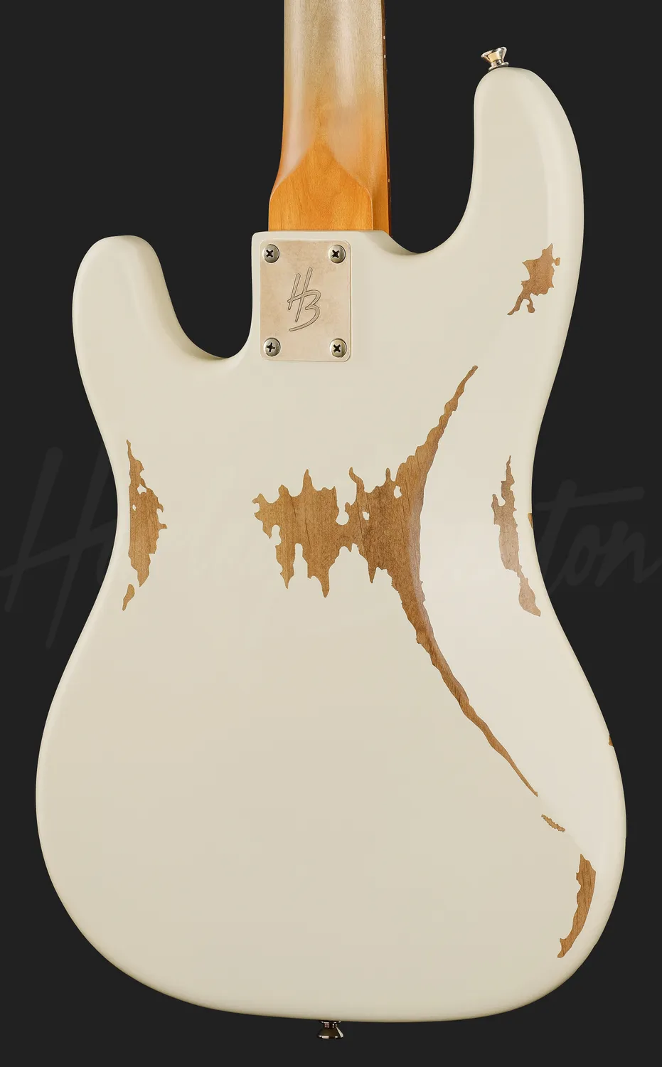 Harley Benton Vintage PB-62HA E-Bass Aged Olympic White