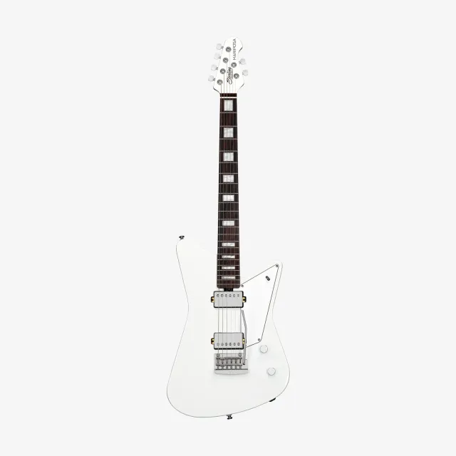 Sterling Mariposa E-Gitarre Imperial White Artist