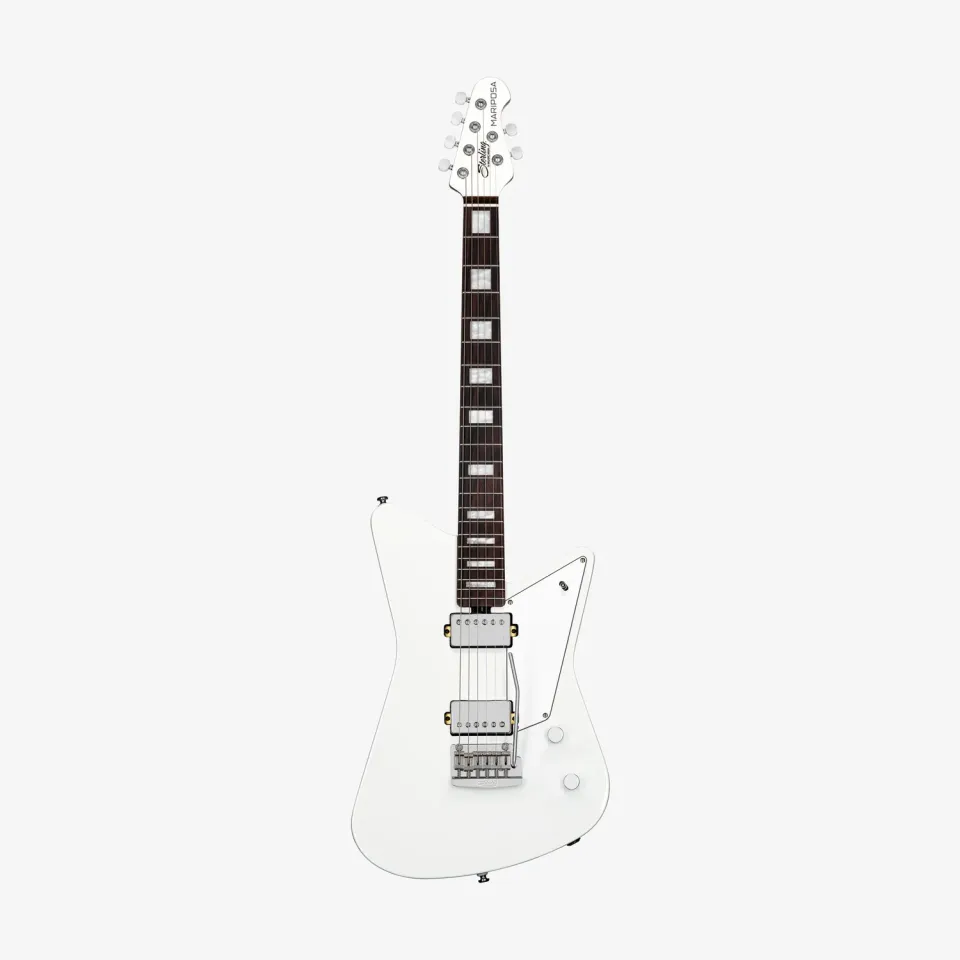 Sterling Mariposa E-Gitarre Imperial White Artist