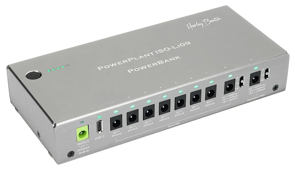 Harley Benton Standard PowerPlant ISO-Li09 Pedalboard-Powerbank