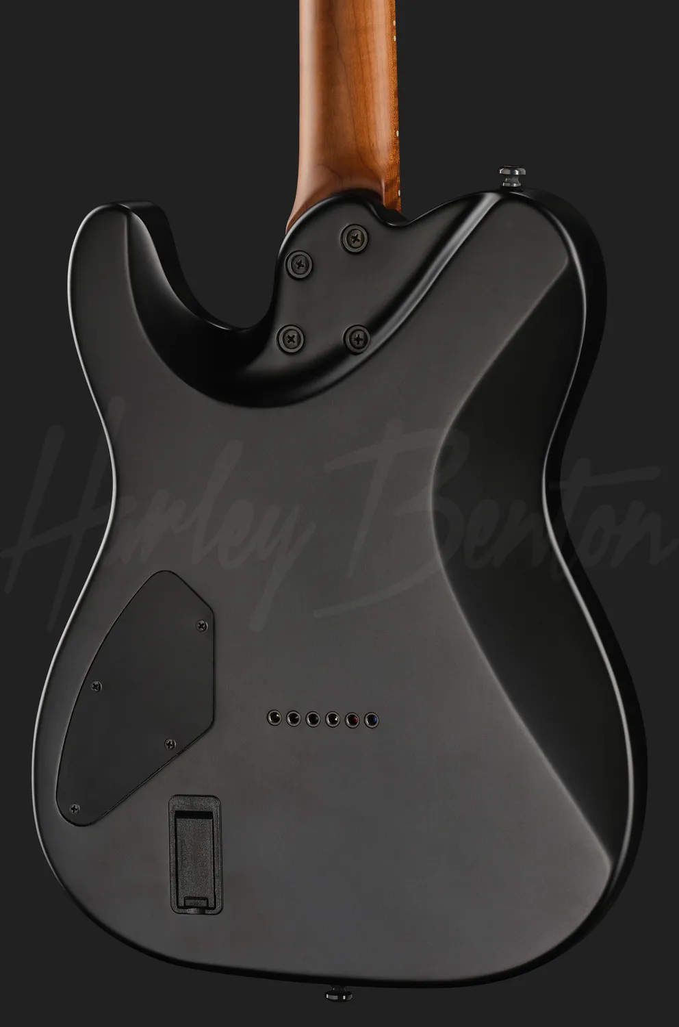 Harley Benton Fusion-T II EMG MN HT E-Gitarre Satin Black Hardtail