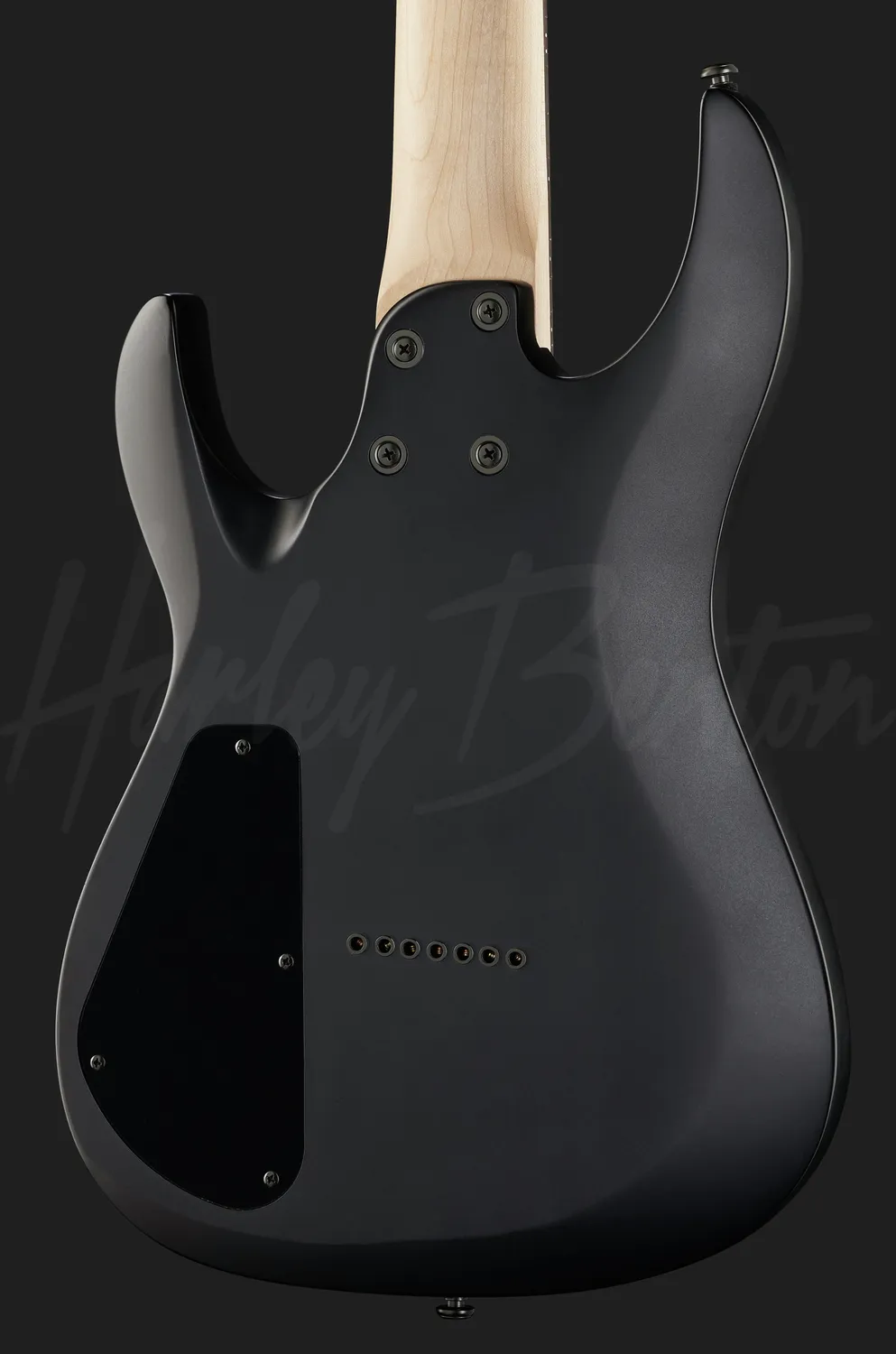 Harley Benton Rock R-457 Active E-Gitarre Schwarz HBZ-Pickups